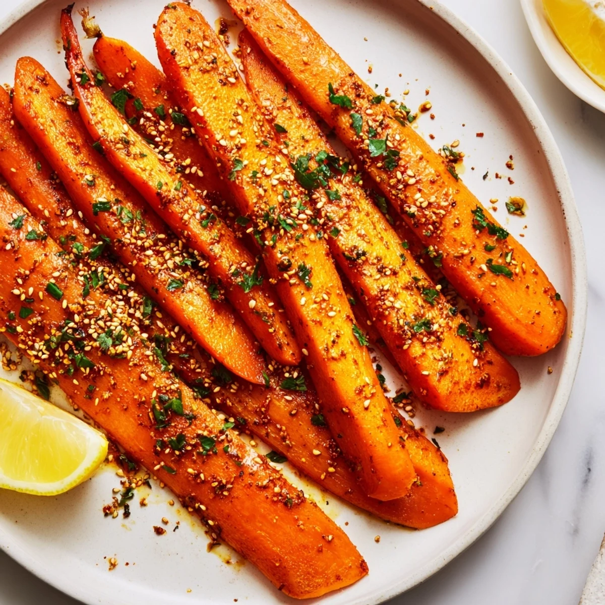 Smoky Roasted Carrot Spears