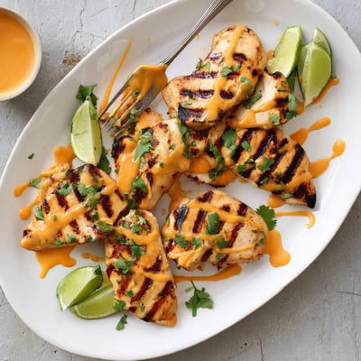 Grilled Mango Chicken Chili Lime