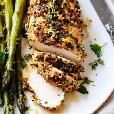 Garlic Herb Chicken with Asparagus